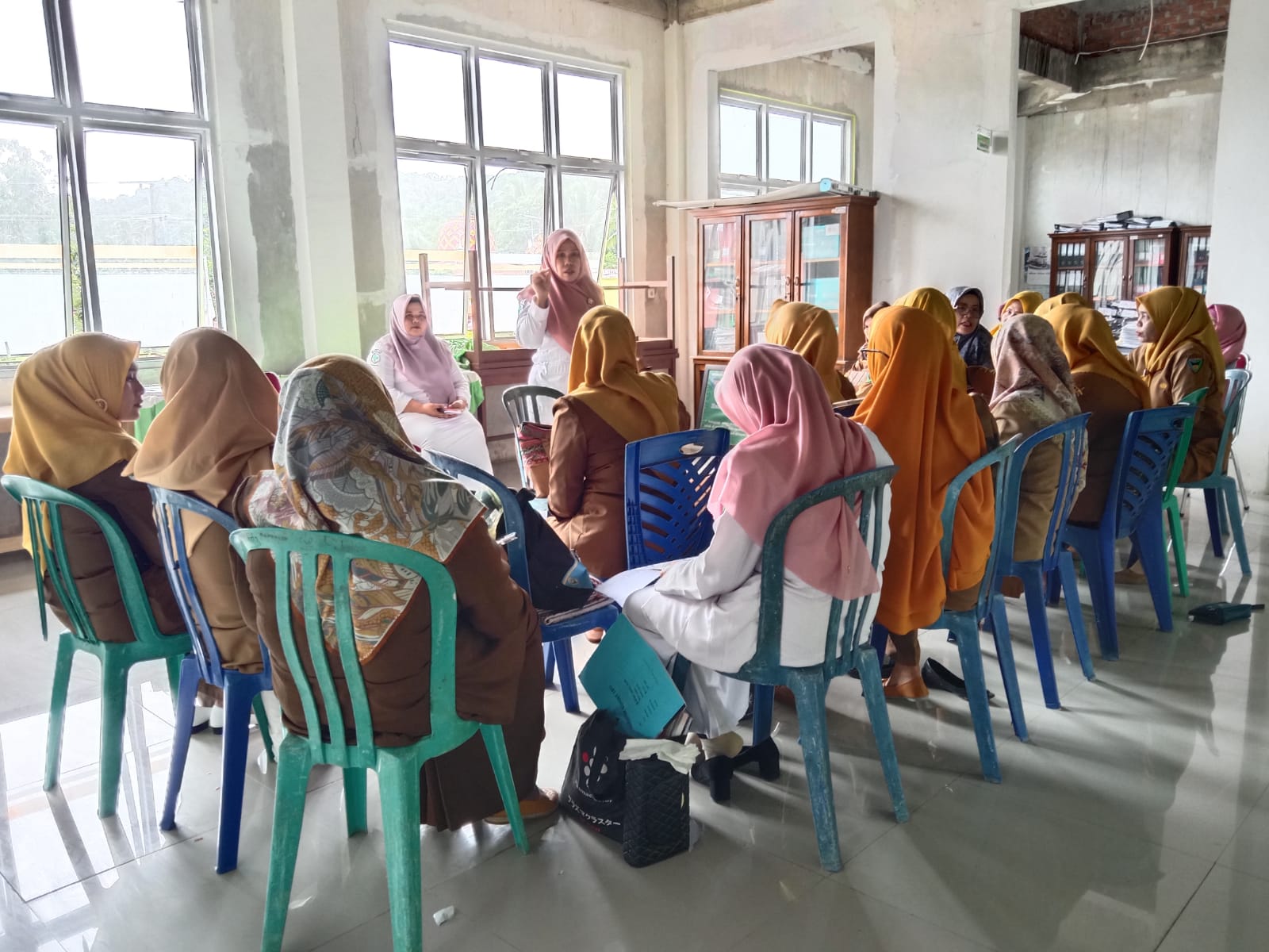PERTEMUAN GIKIA DALAM RANGKA PERSIAPAN CRASH PROGRM POLIO DI PUSKESMAS BALAI SELASA 