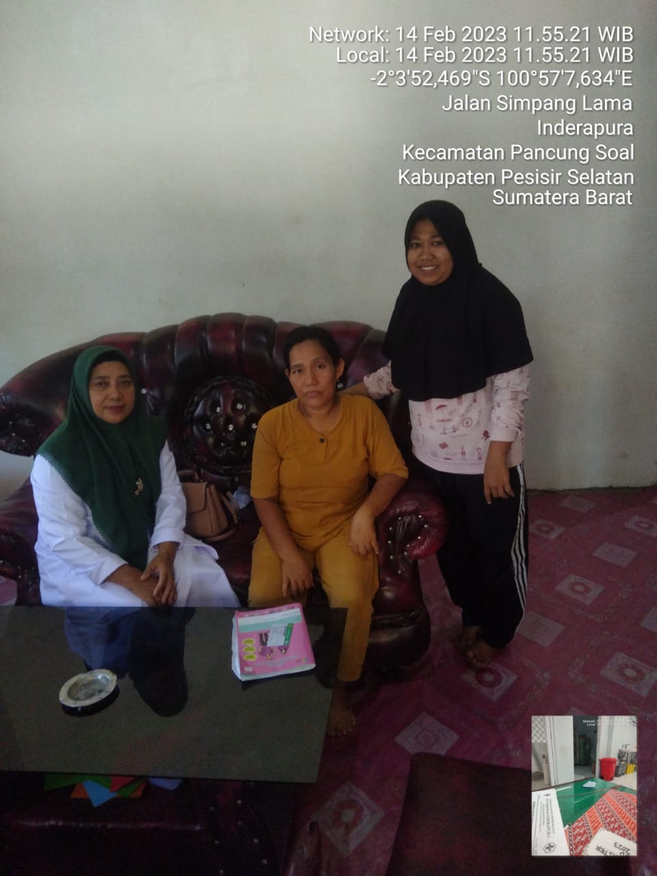 KUNJUNGAN  OTOPSI VERBAL OLEH BIDAN KOORDINATOR PETUGAS KIA DI WILAYAH KERJA PUSKESMAS INDERAPURA