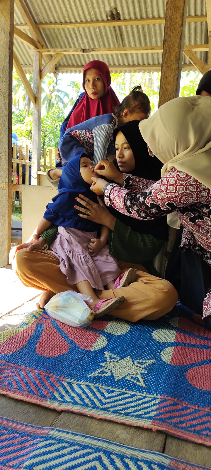 KEGIATAN PENIMBANGAN MASSAL DI POSYANDU ANGGREK NAGARI PELANGAI PKM BALAI SELASA
