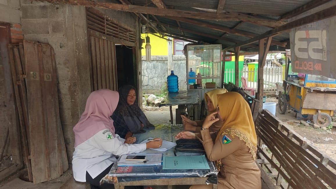 Petugas Promkes Puskesmas Koto Berapak melakukan evaluasi program Promkes di Kanagarian Talaok