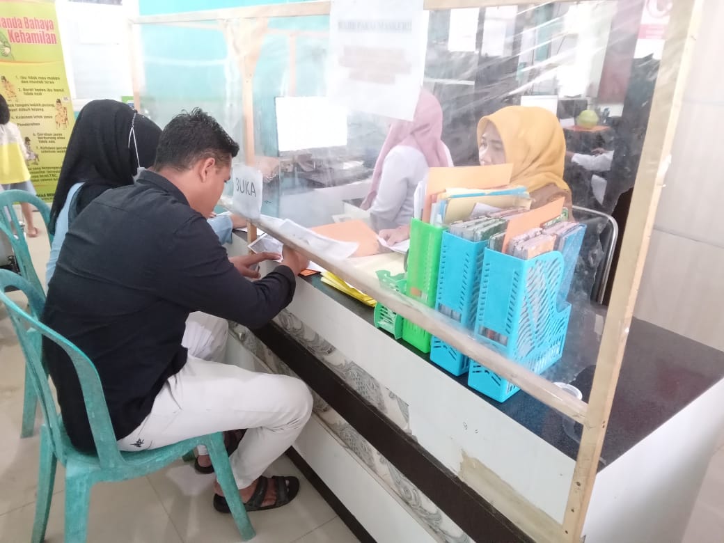 Puskesmas Air Haji melakukan pelayanan mulai dari Rekam Medis