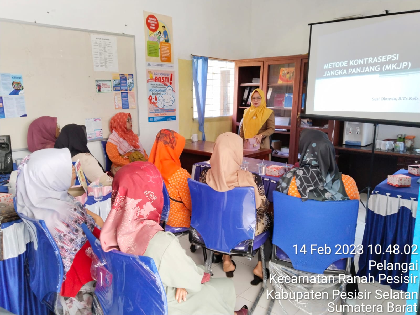 PERTEMUAN KADER KB DI PLKB PKM BALAI SELASA