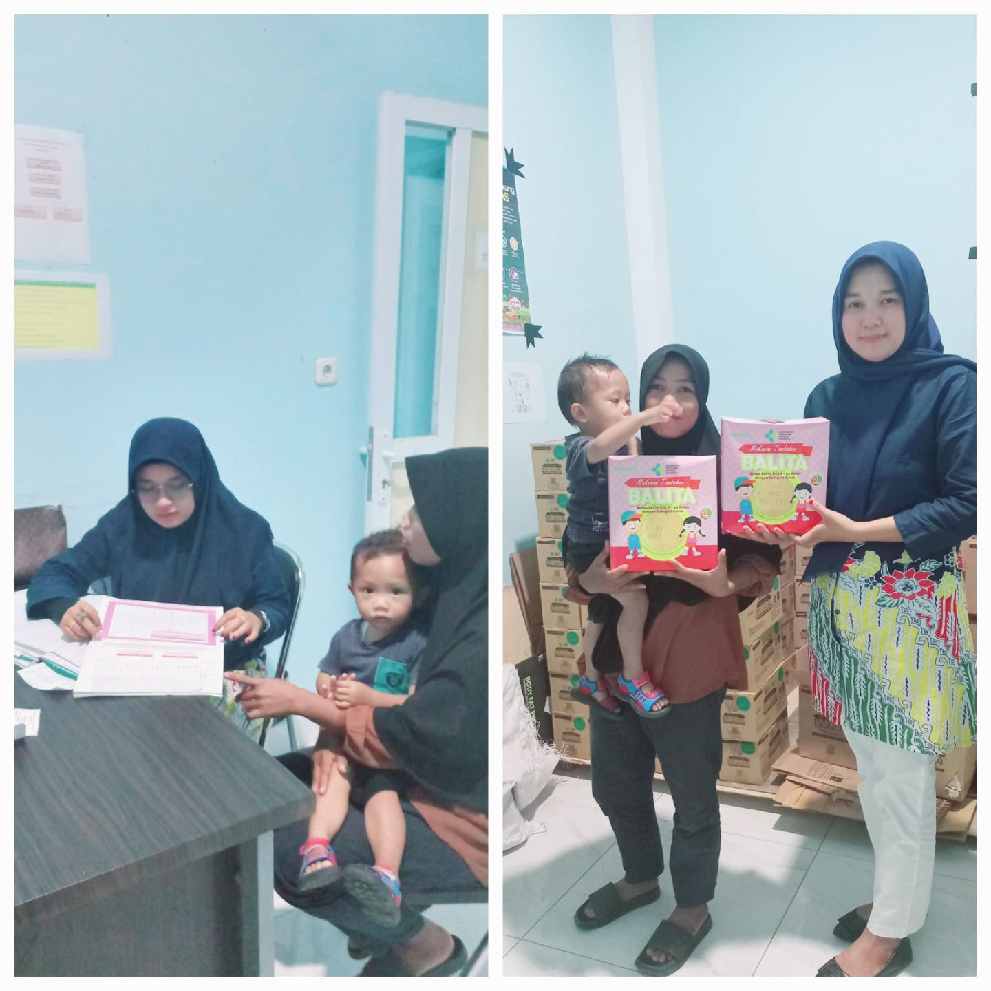 KONSELING GIZI & PEMBERIAN PMT BALITA BGM PUSKESMAS KAYU GADANG