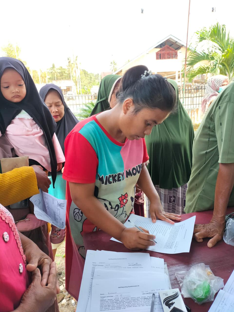 Telah dilaksanakan Skrining Deteksi dini kesehatan jiwa di Sungai Gemuruh nagari inderapura selatan