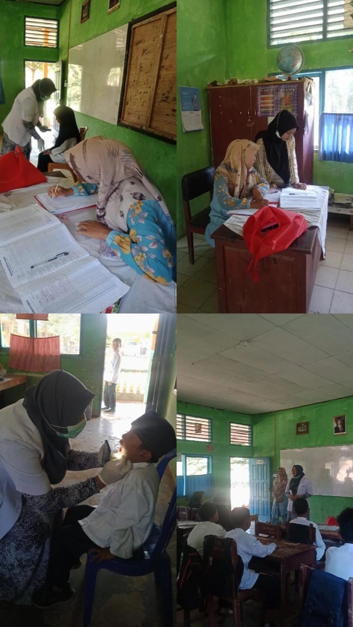 KEGIATAN UKS (PEMERIKSAAN BERKALA) ANAK SEKOLAH WILKER PUSKESMAS AIR PURA