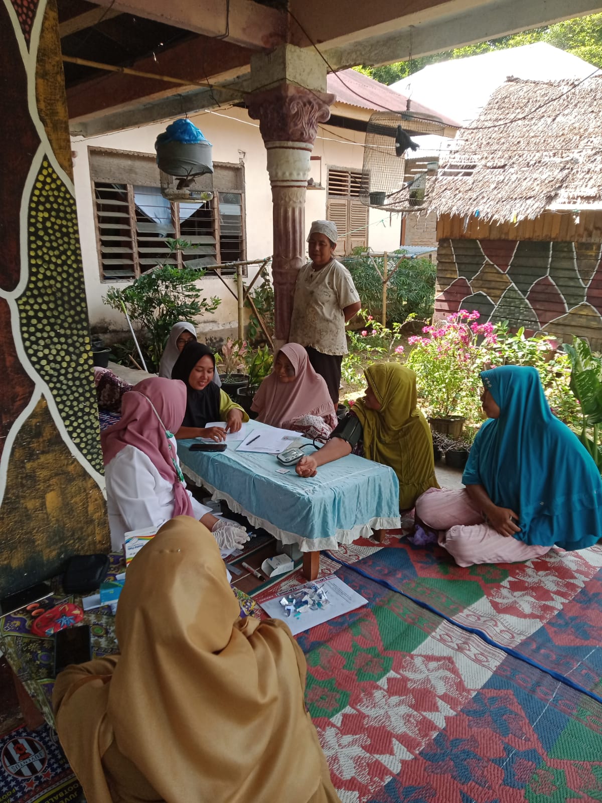 POSBINDU PTM DI AMPALU NAGARI SUNGAI TUNU BARAT WILKER PUSKESMAS ALAI SELASA