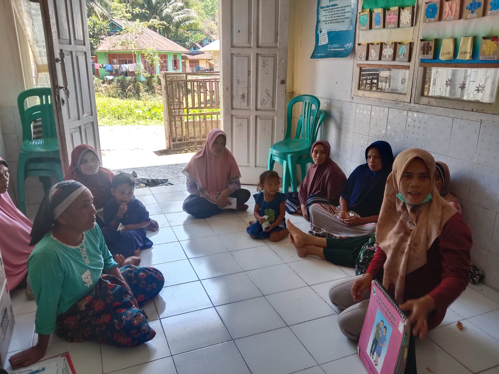 KELAS IBU HAMIL DI POSKESRI LANGGAI WILKER PUSKESMAS KAYU GADANG