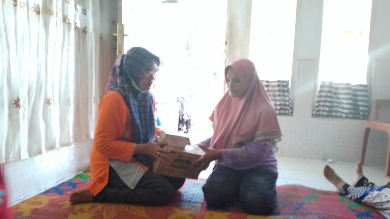 PELAYANAN BUMIL KEK OLEH TIM  PROJEBOL DI LANGGAI WILKER PUSKESMAS KAYU GADANG