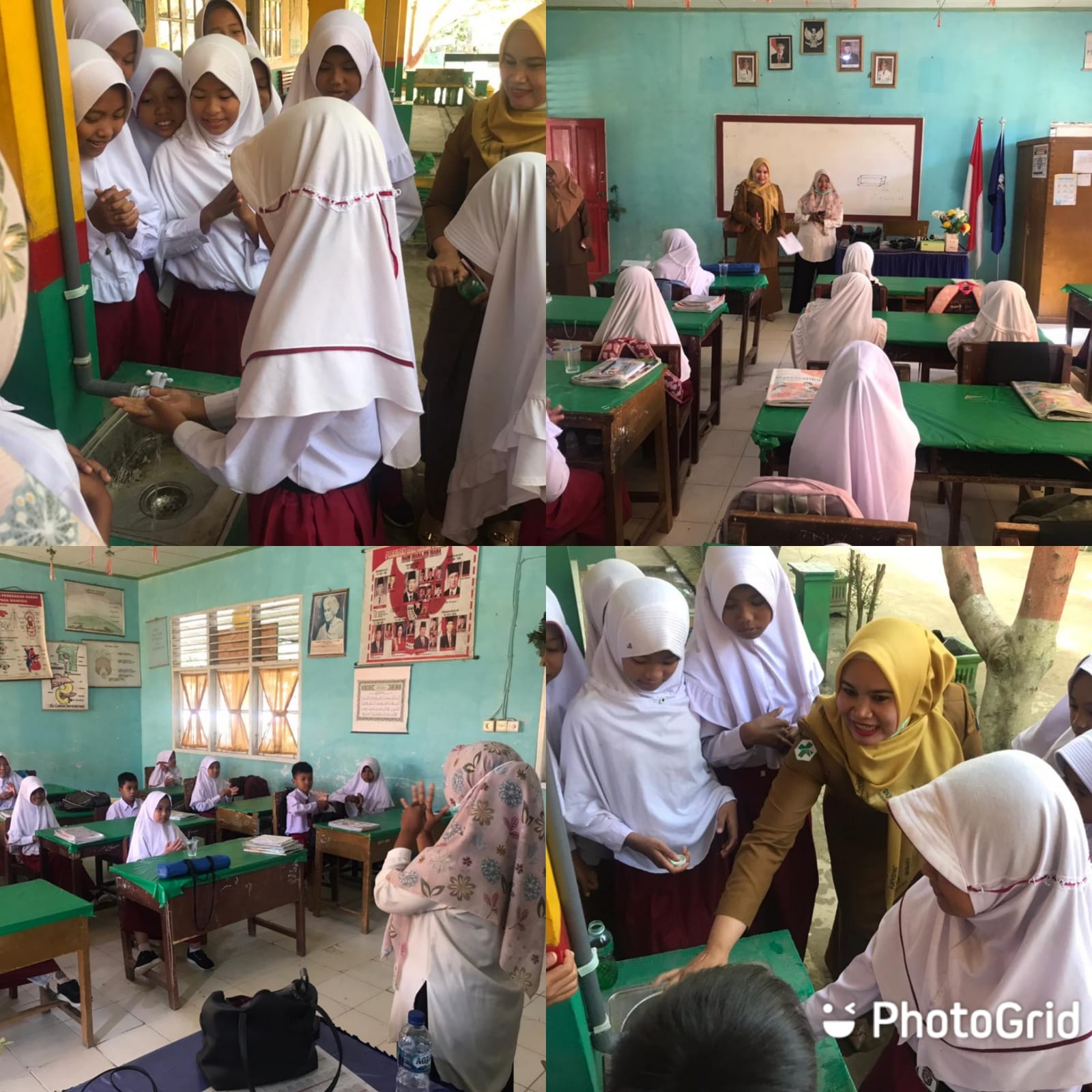 Kegiatan Hygiene Sanitasi di SDN 24 Koto Raya wilayah kerja Puskesmas Kambang