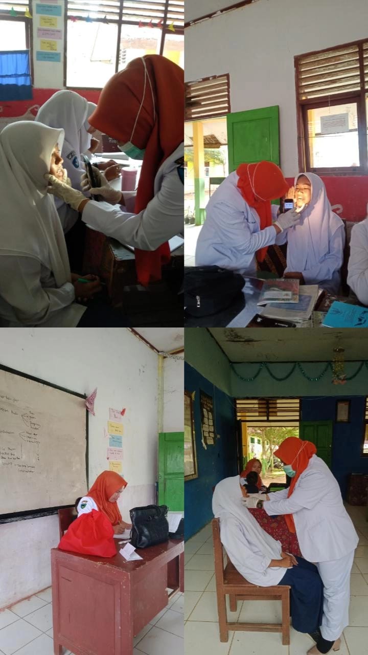 KEGIATAN UKS (PEMERIKSAAN BERKALA) ANAK SEKOLAH DI WILKER PUSKESMAS AIRPURA