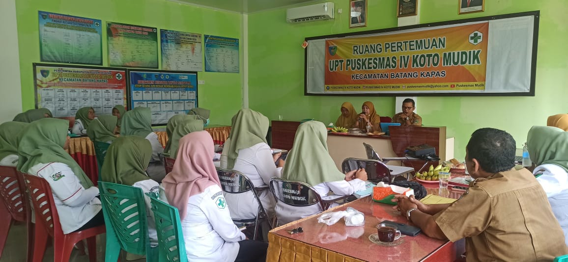 MONEV P2M & P2P WILKER PUSKESMAS IV KOTO MUDIK