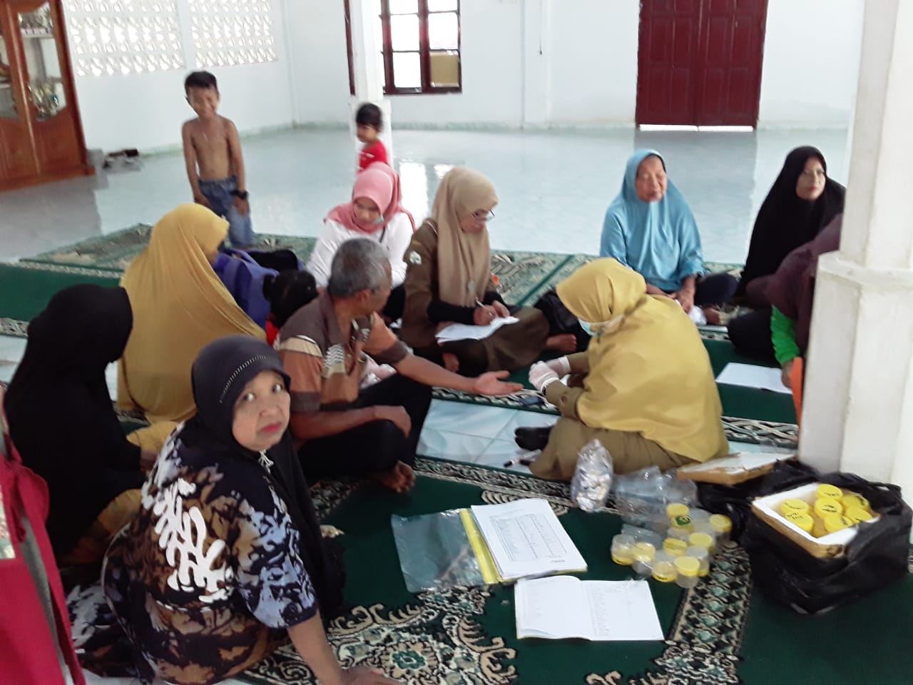 Pelayanan Di Posyandu Lansia Puskesmas Air Haji  , Muarah Gadang