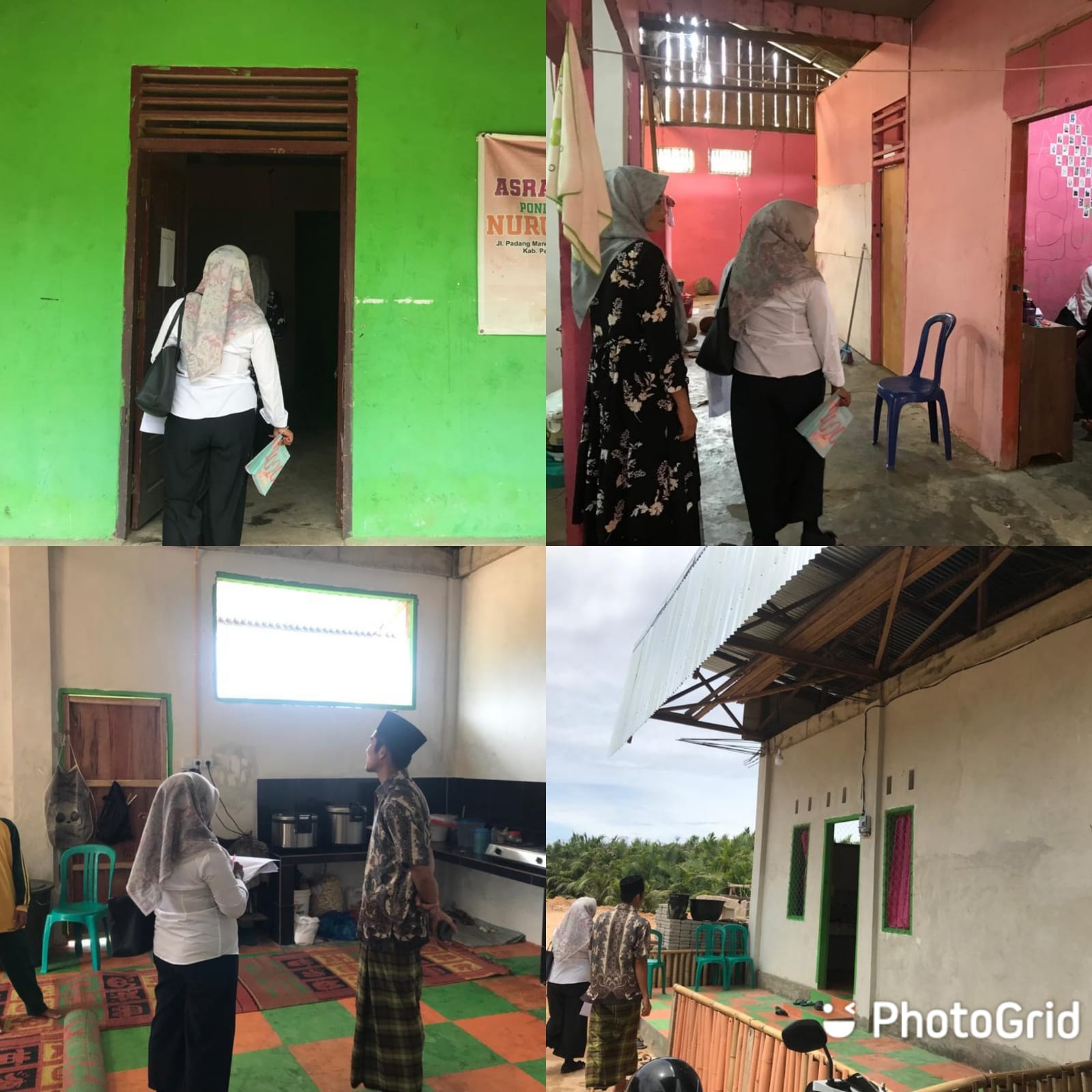 Kegiatan Inspeksi kesehatan lingkungan (IKL) di sekolah Pesantren Nurul Yaqin, dan Pesantren Al-Ma\'