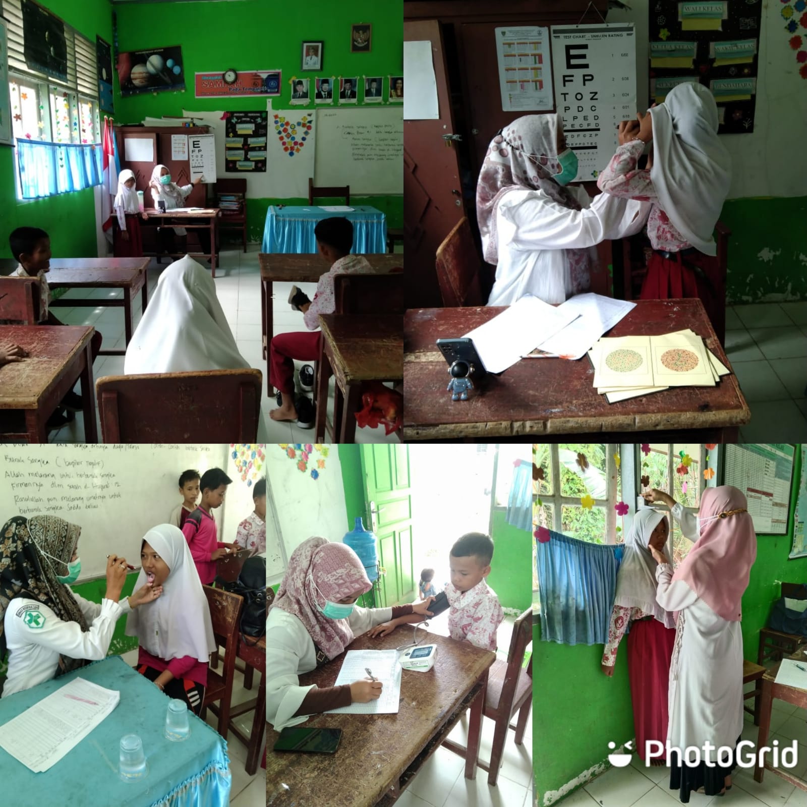 Kegiatan UKS (Pemeriksaan Berkala) peserta didik SDN 18  Tb Tinggi wilker Puskesmas Kambang