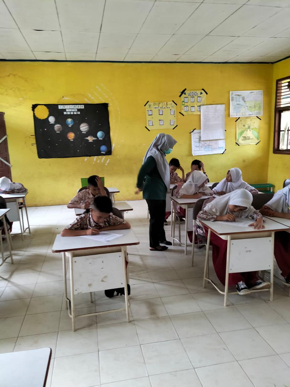 Pelaksanaan Skrining Masalah Kesehatan Jiwa Anak sekolah Wilker Puskesmas Inderapura