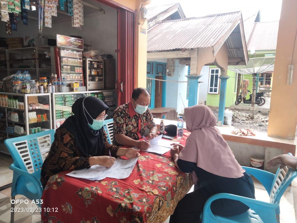 Pelaksanaan program terintegrasi puskesmas keliling, posbindu PTM (penyakit tidak menular),IVA test 