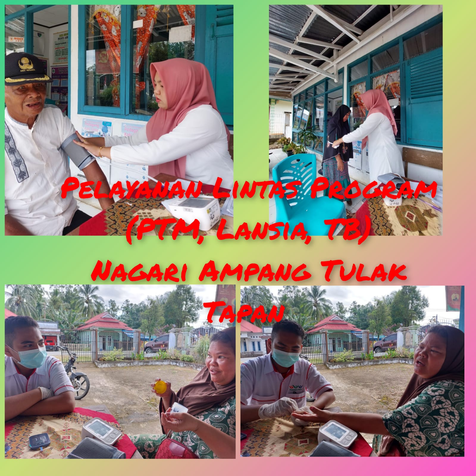 Pelayanan lintas program pada nagari Ampang Tulak Tapan