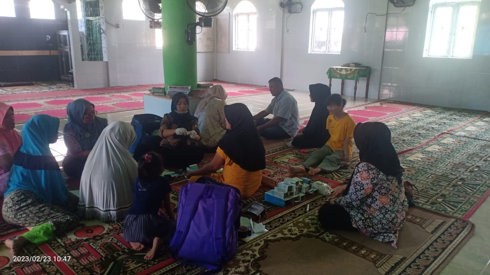 PELAKSANAAN DETEKSI DINI FAKTOR RESIKO PENYAKIT TIDAK MENULAR (PTM) TERINTEGRASI WILKER PUSKESMAS IV