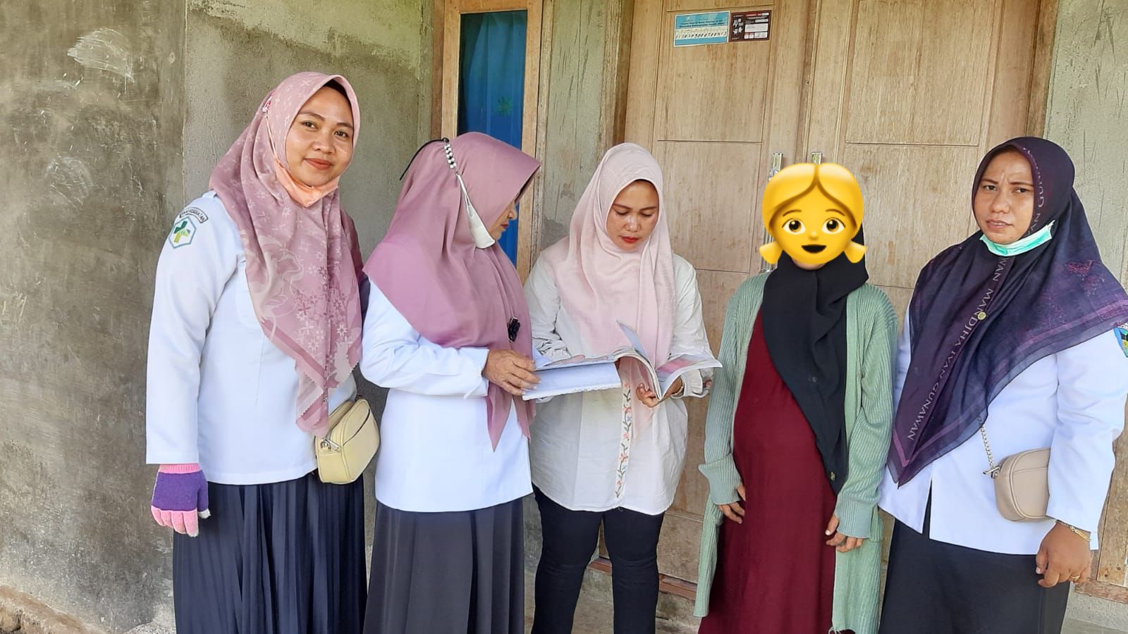 Kunjungan Bumil Resti di Nagari Bunga Pasang Salido 