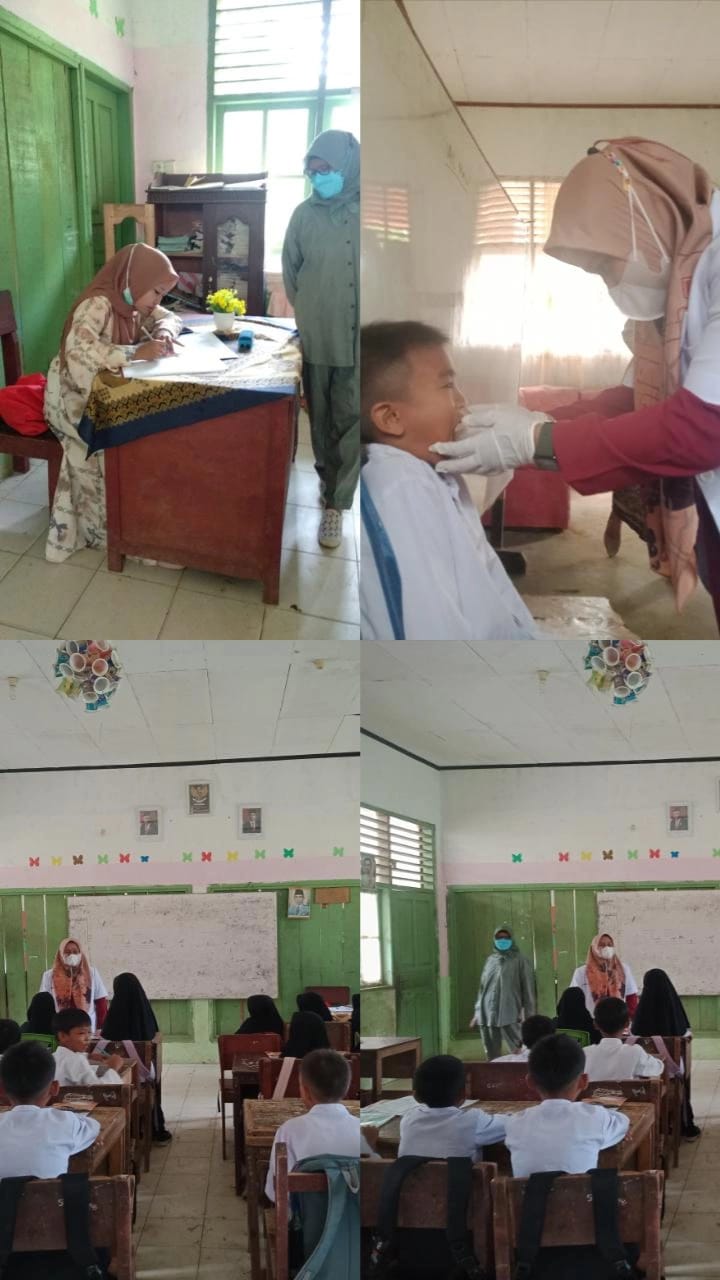 KEGIATAN UKS (PEMERIKSAAN BERKALA) ANAK SEKOLAH WILKER PUSKESMAS AIRPURA