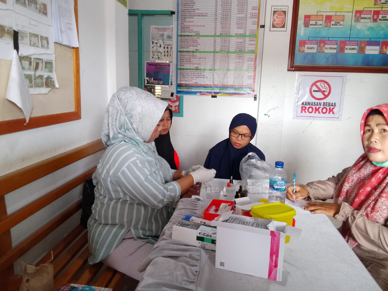 Pemeriksaan Triple Eliminasi Ibu Hamil Se Nagari Amping Parak Timur Kecamatan Sutera Wilayah Puskesm