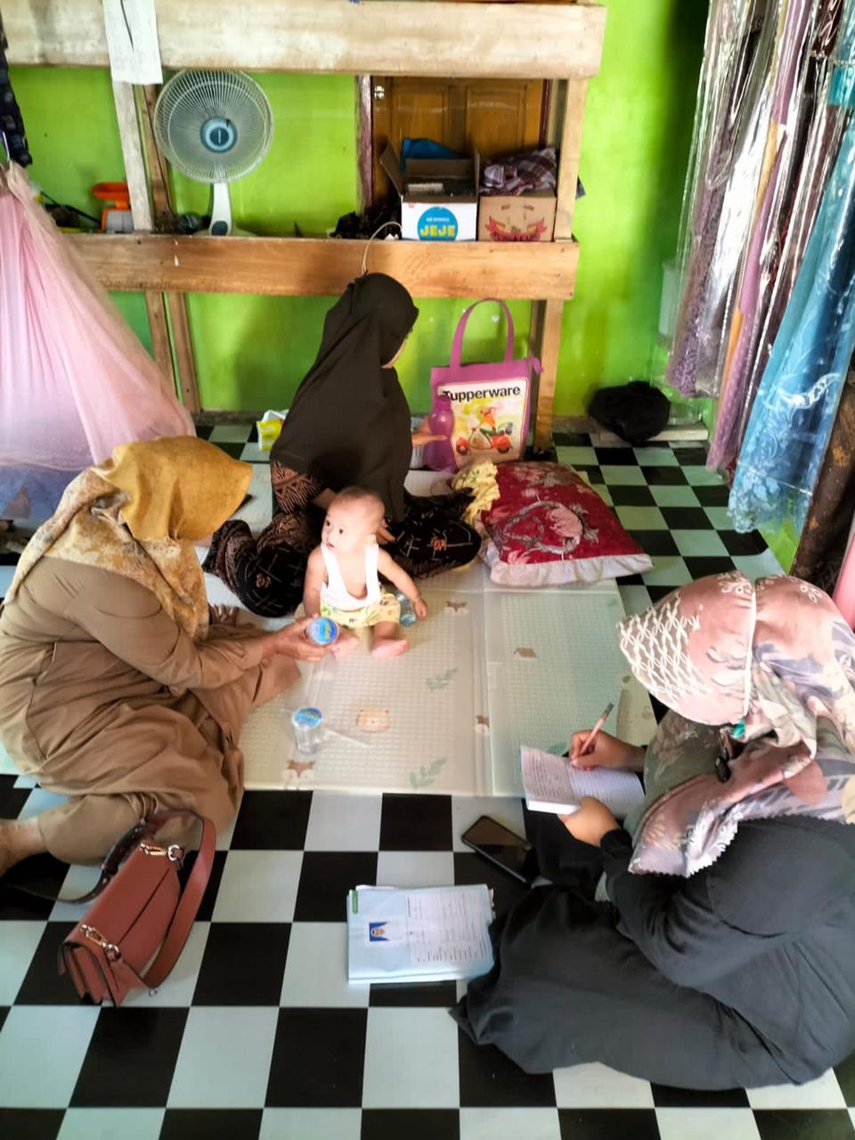 Puskesmas Inderapura Melakukan Penjaringan HBsAg yg Aktif pada Bayi di Nagari Inderapura Barat  