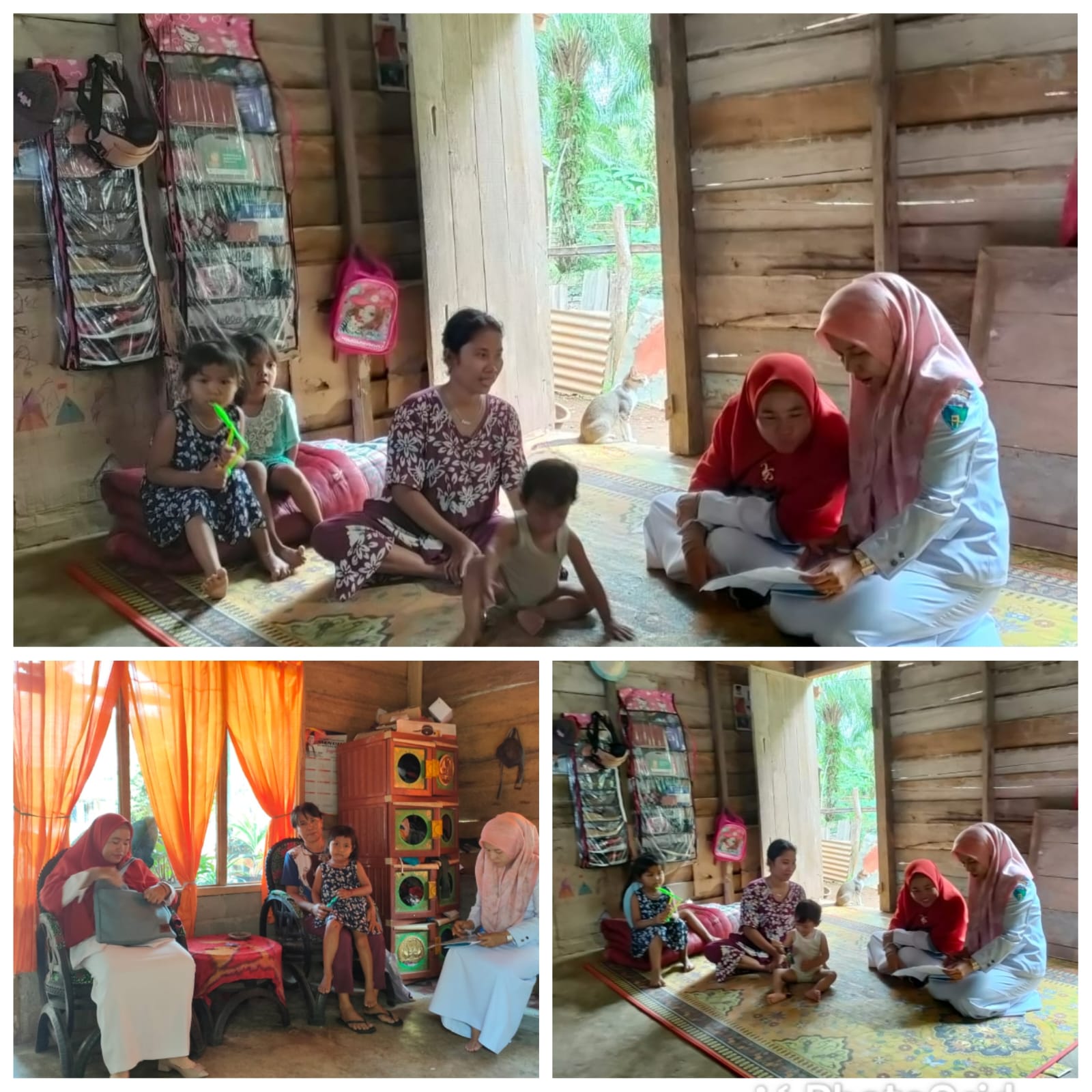 Puskesmas Airpula Melakukan Kunjungan Rumah Kasus Diare di UPT Tamua 
