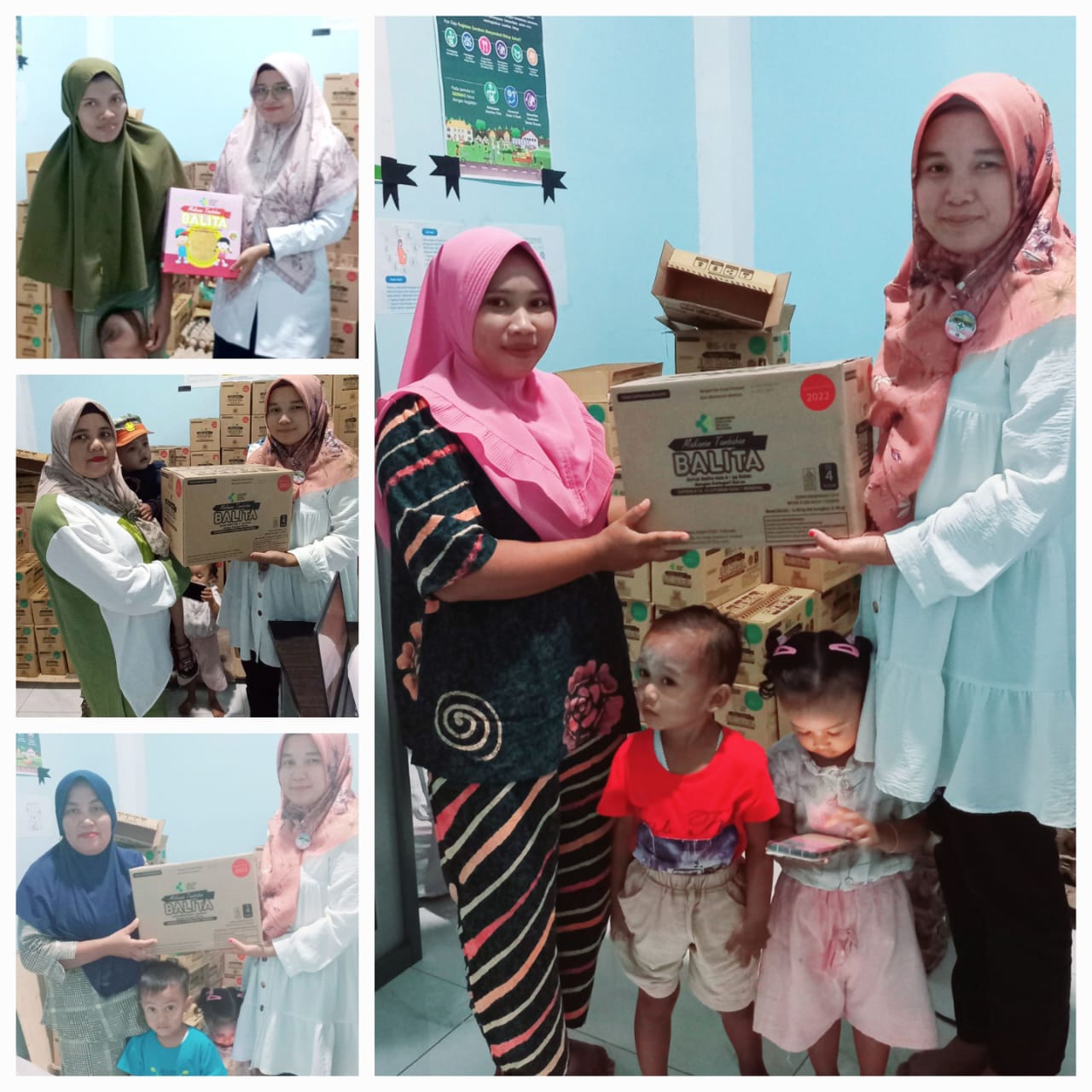 Puskesmas Kayu Gadang Melakukan Konseling Gizi & Pemberian PMT Balita BGM