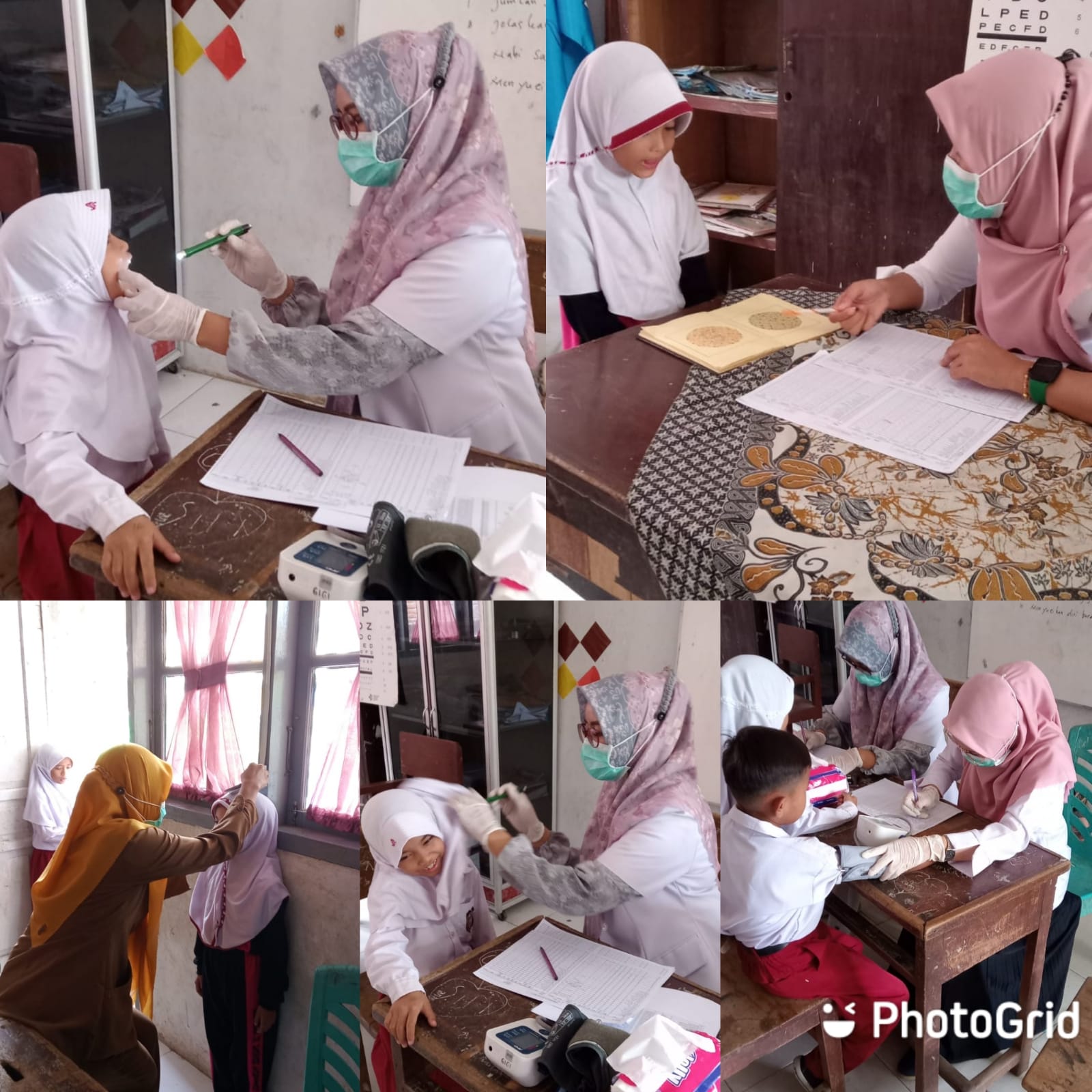  Kegiatan UKS (Pemeriksaan Berkala) peserta didik SDN 30 Lakitan wilker Puskesmas Kambang