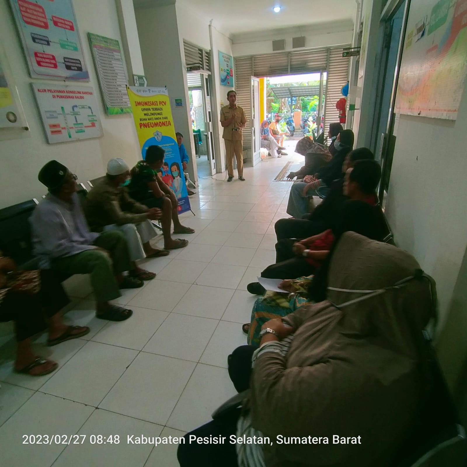 Sosialisasi pelaksanaan Crash Program Imunisasi Polio di Puskesmas Salido