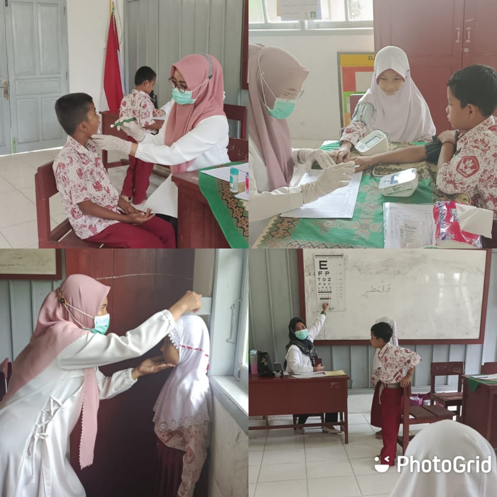 Kegiatan UKS (Pemeriksaan Berkala) peserta didik SDN 16 Lubuk Begalung wilker Puskesmas Kambang