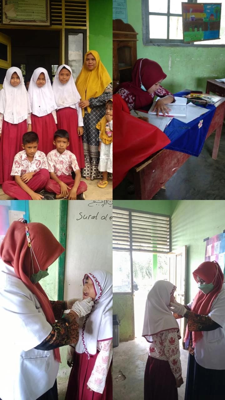 Puskesmas Airpura Melakukan Kegiatan UKS (Pemeriksaan Berkala) di  SD 06 Airpura