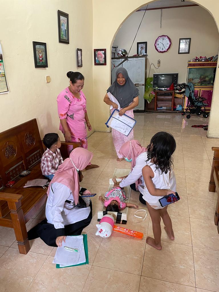 Puskesmas Inderapura Melakukan Kunjungan Rumah Balita Yg Bermasalah dgn Status Gizi