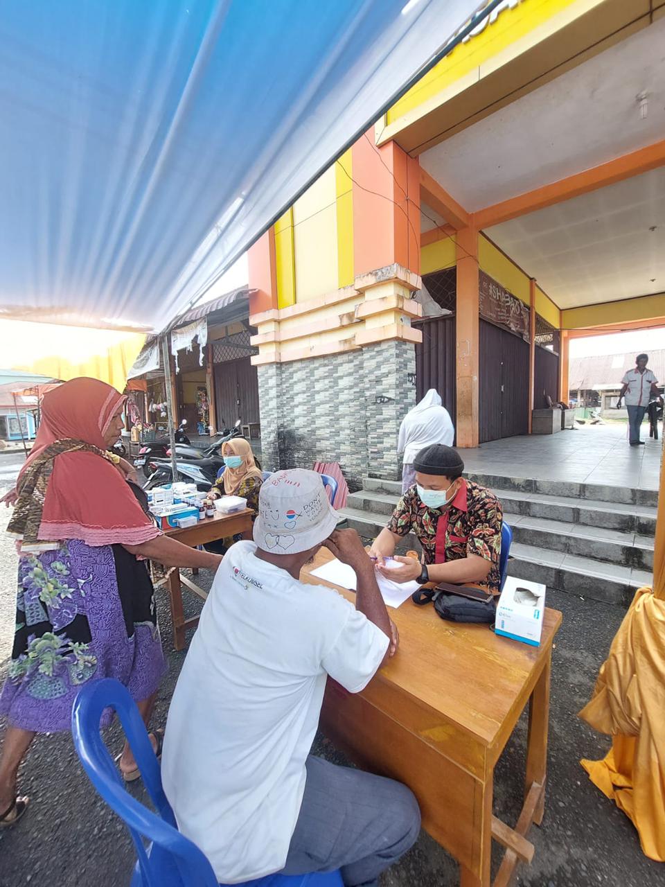 Puskesmas Inderapura Melaksanakan Program Terintegrasi Puskesmas Keliling dan Posbindu PTM