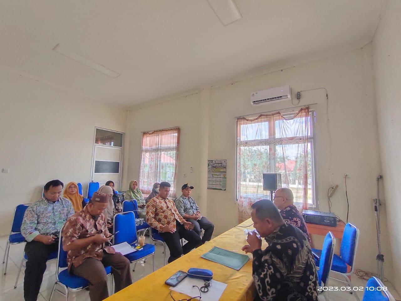Puskesmas Inderapura Tindak lanjut koordinasi crash program polio opv dan ipv , di hadiri camat panc