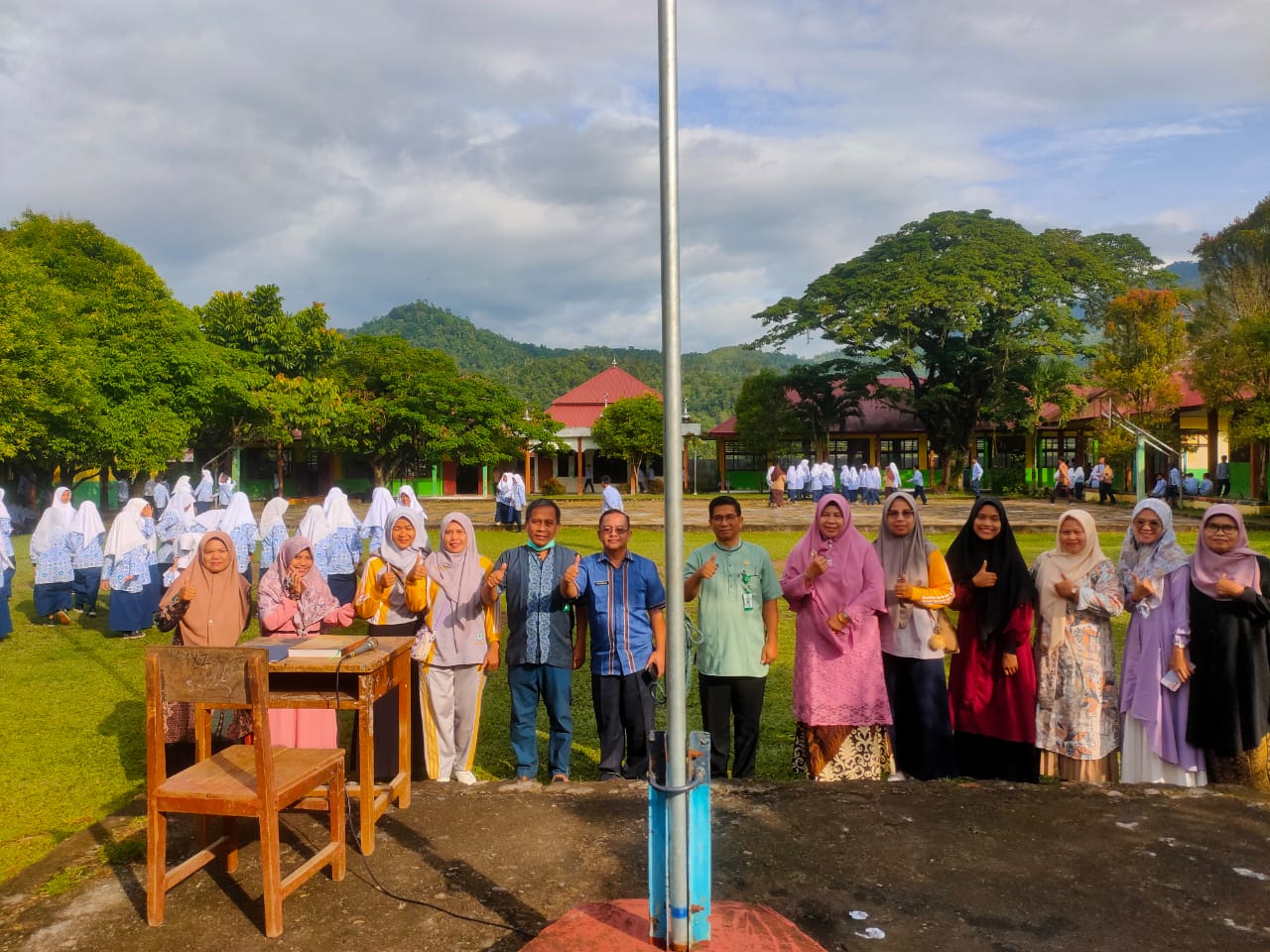  Puskesmas Koto Berapak melakukan penyuluhan tentang Kesehatan Jiwa dan pengisian skrining deteksi d