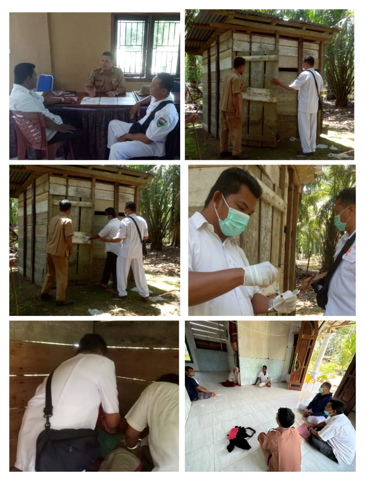 Puskesmas Tanjung Makmur melakukan kunjungan rumah  ODGJ di Nagari silaut  induk