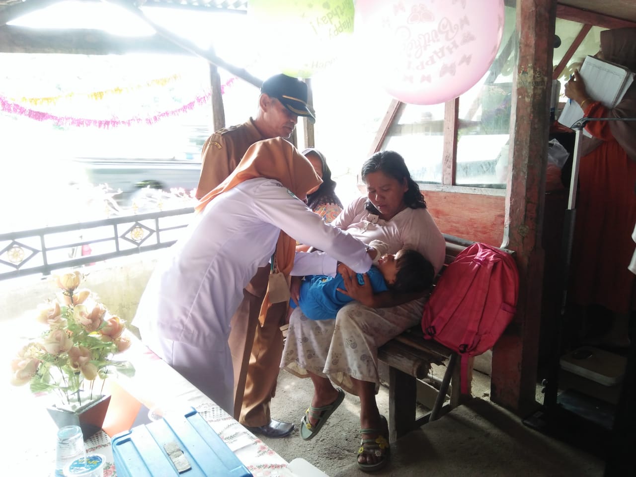 Pelaksanaan  Crash Program Polio Wilker Puskesmas Tarusan