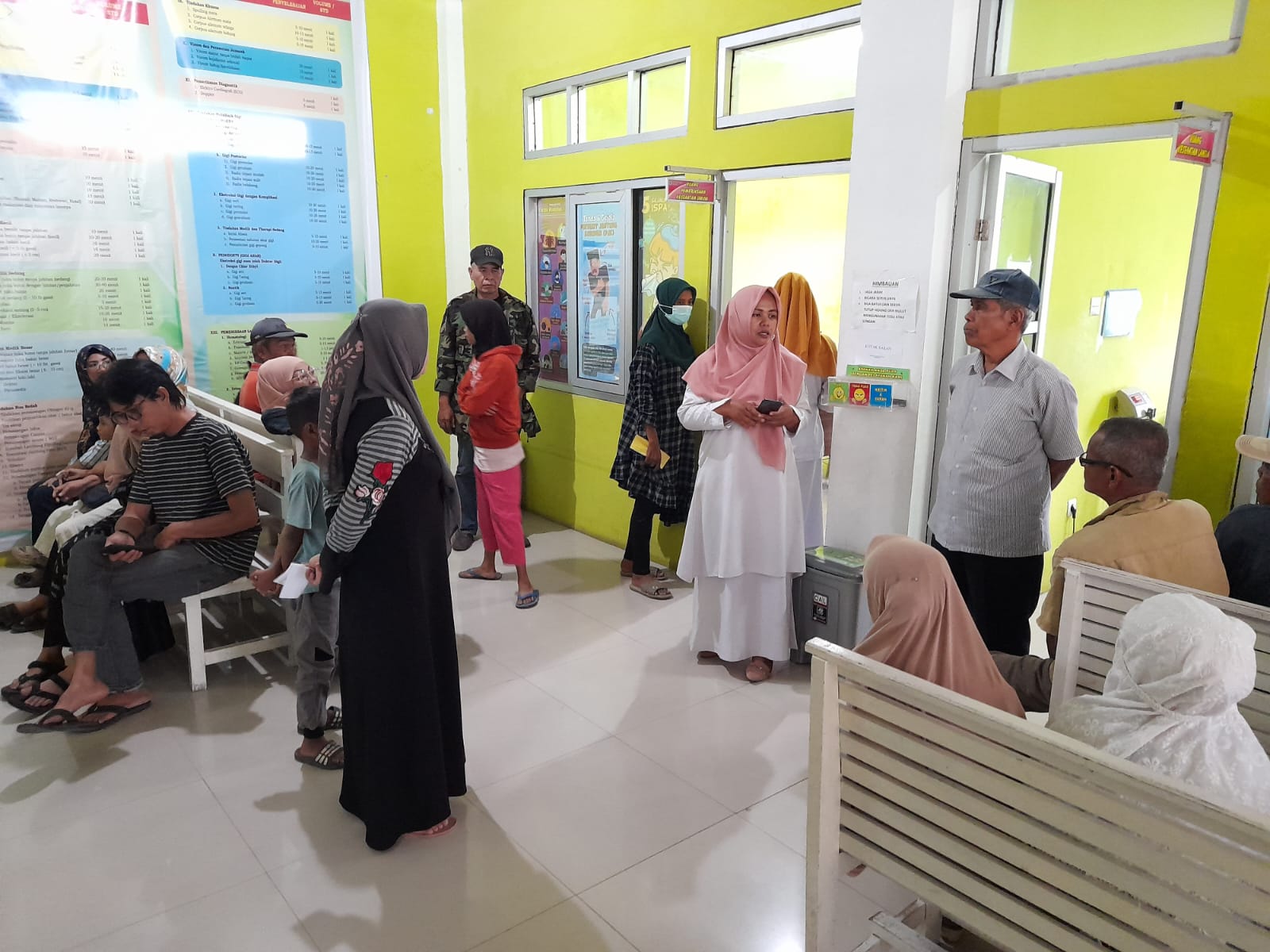 Penyuluhan Dalam Gedung Puskesmas Tarusan
