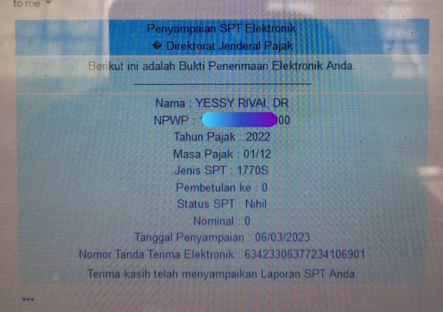 SPT Elektronik Puskesmas Tarusan
