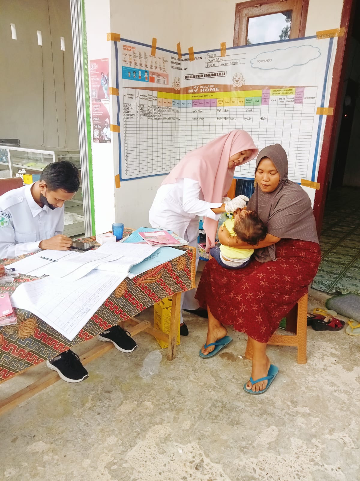 Kegiatan Crash Program Polio di wilker Puskesmas Kambang