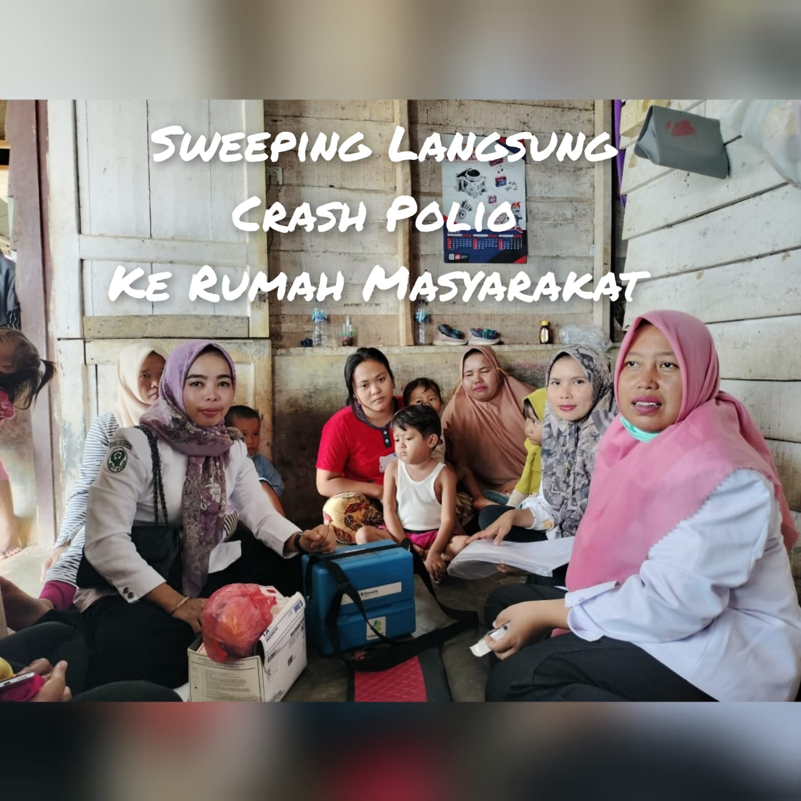 Sweeping Langsung Ke Rumah Masyarakat yang Belum Hadir di Posyandu Wilker Puskesmas Tapan