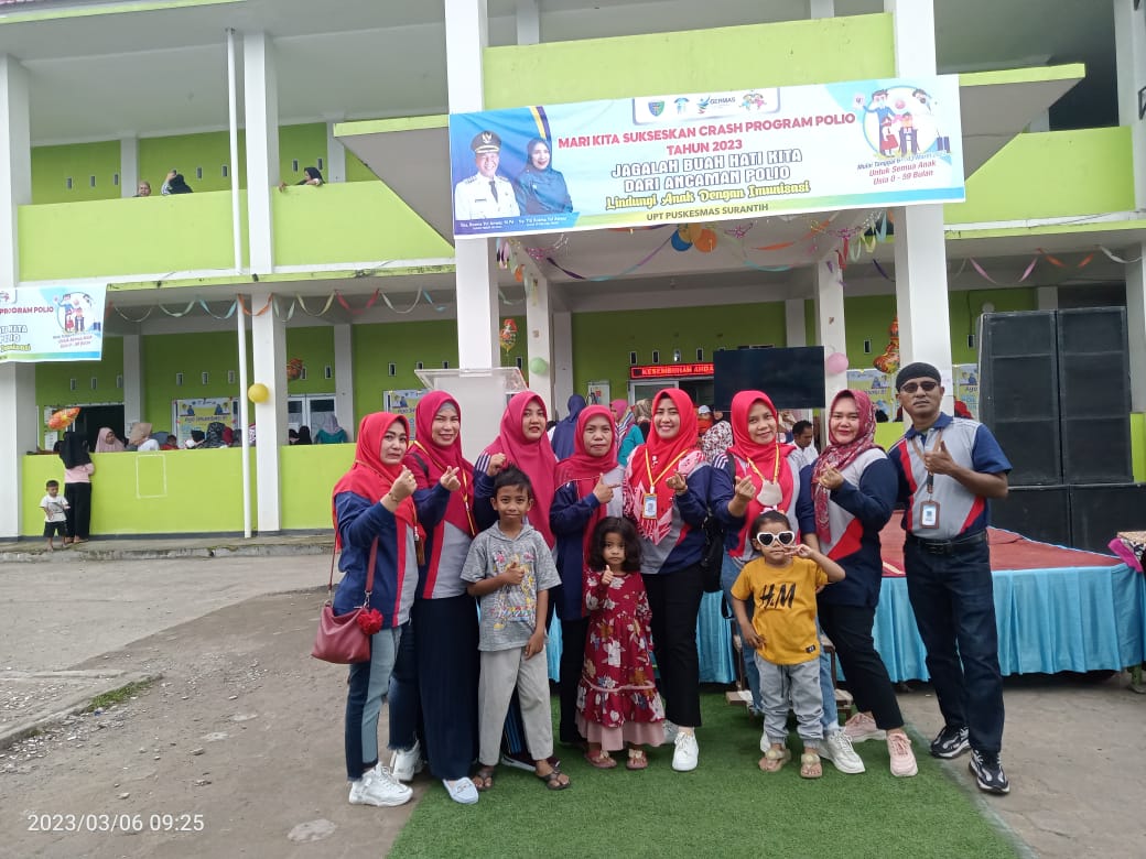 Launching Pos PIN Polio Puskesmas Surantih