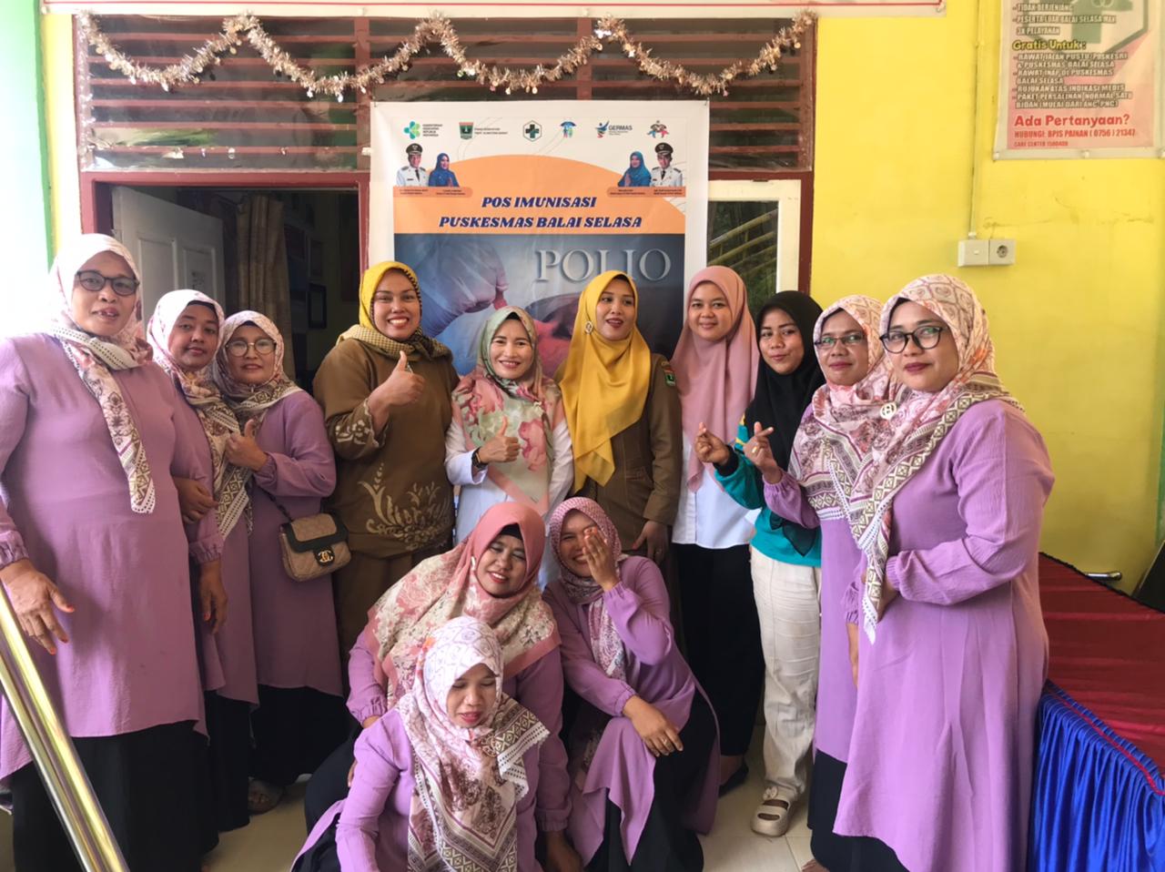 Pelaksanaan Crash Program Polio Puskesmas Balai Selasa