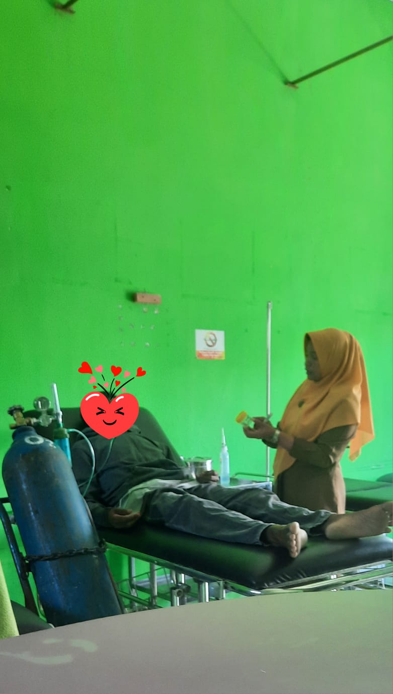 Pemeriksaan Sputum Pasien  diduga TBC Paru Puskesmas Tarusan