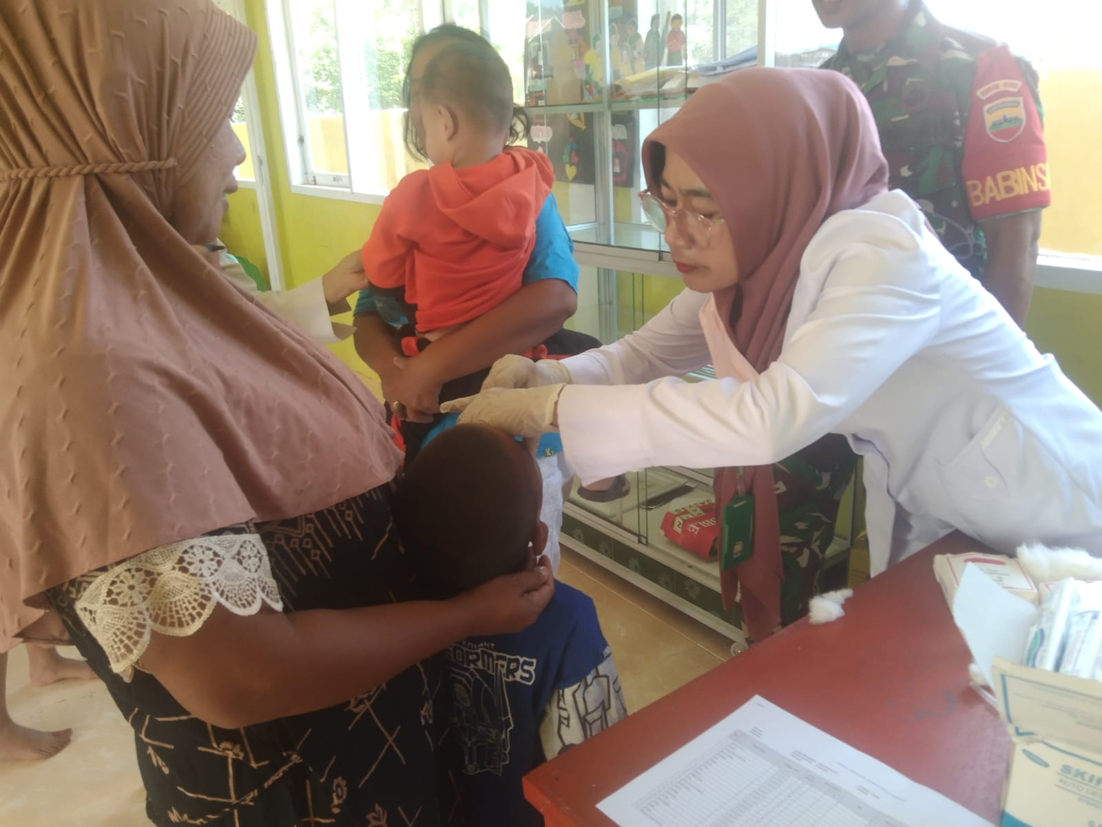 Tarusan Rabu, 8 Maret 2023 Cakupan hari ketiga pelaksanaan Crash Program Polio