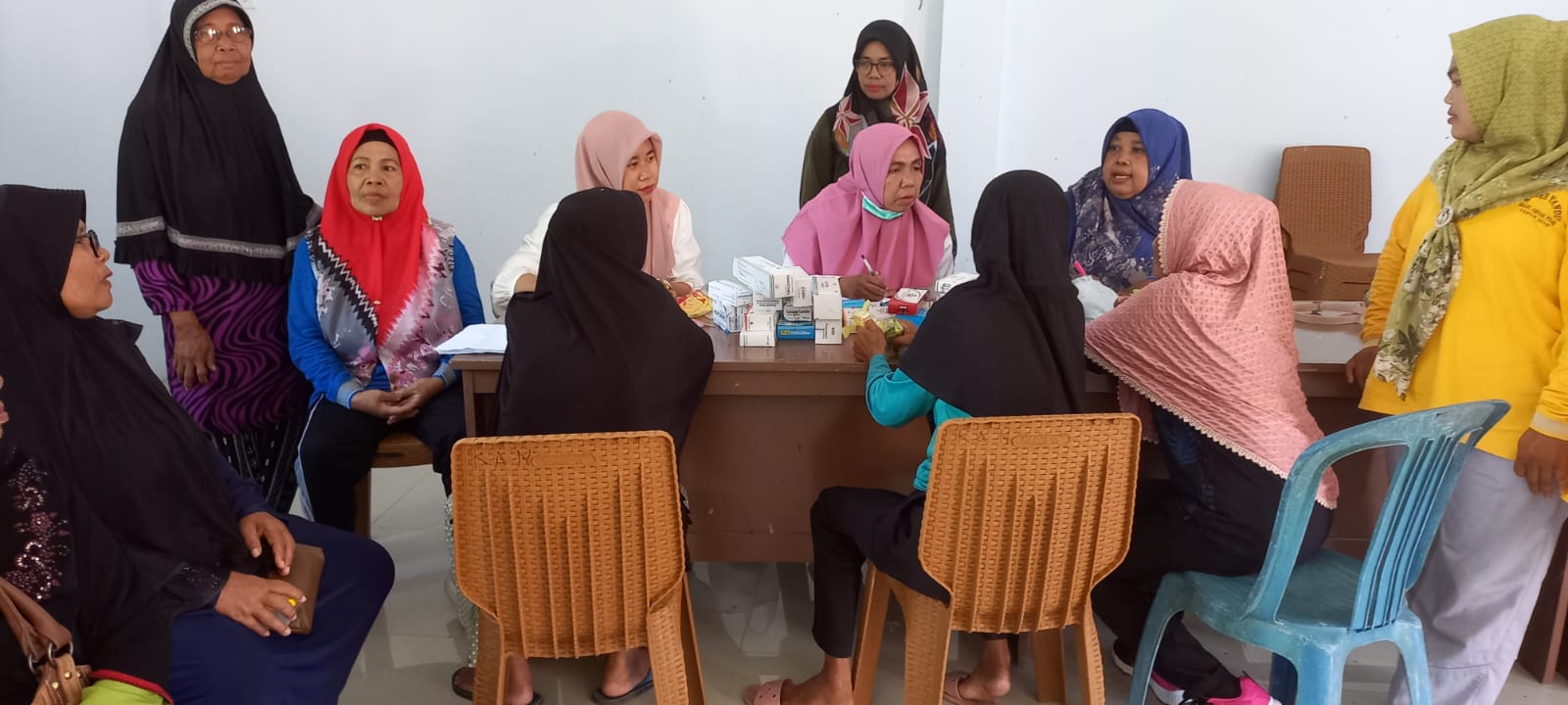 Puskesmas Tarusan Melakukan Kegiatan Posbindu Penyakit Tidak  Menular ( PTM )