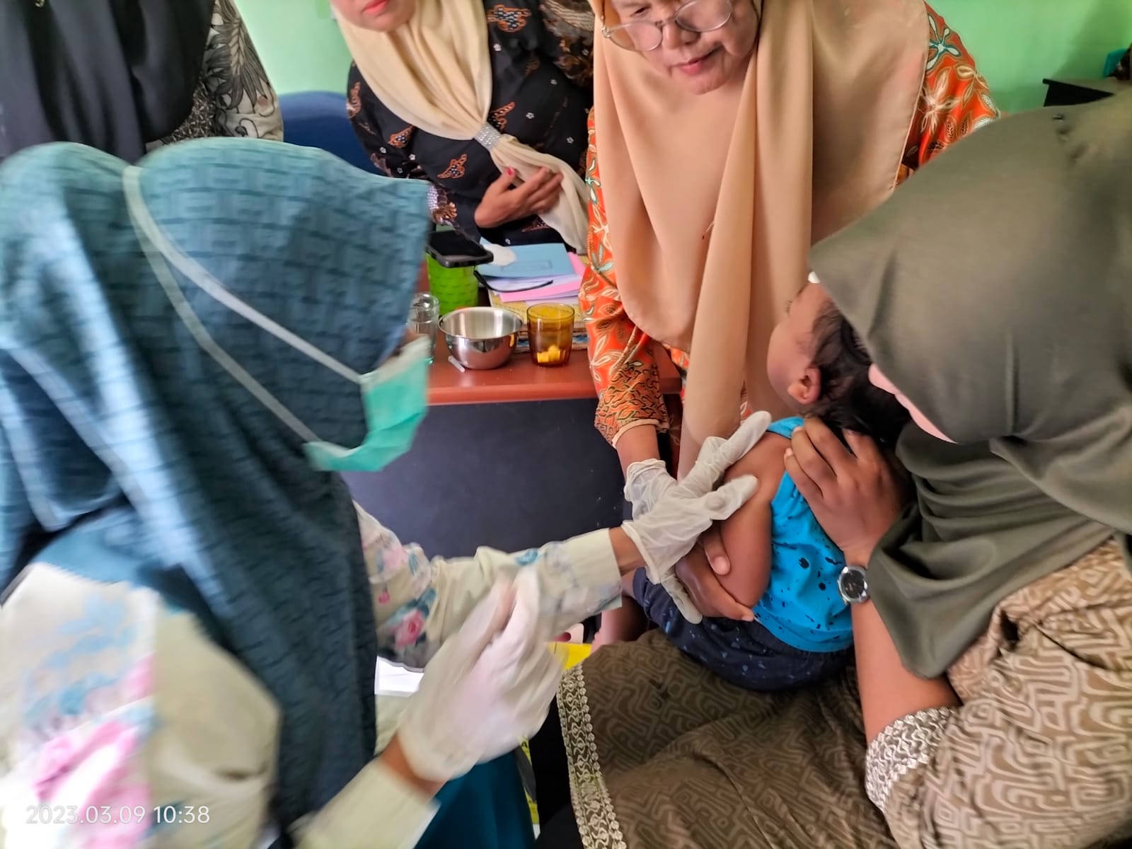  Ringkasan Kegiatan  Crash Program  Polio pada hari Kamis, 09 Maret 2023 Puskesmas Air Haji