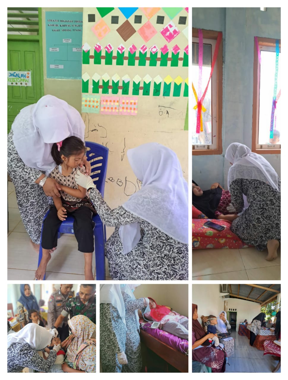 Puskesmas Tanjung Beringin, Crash Polio, SDDTK dan Pemeriksaan Ibu Hamil di Posyandu Nagari Lunang T