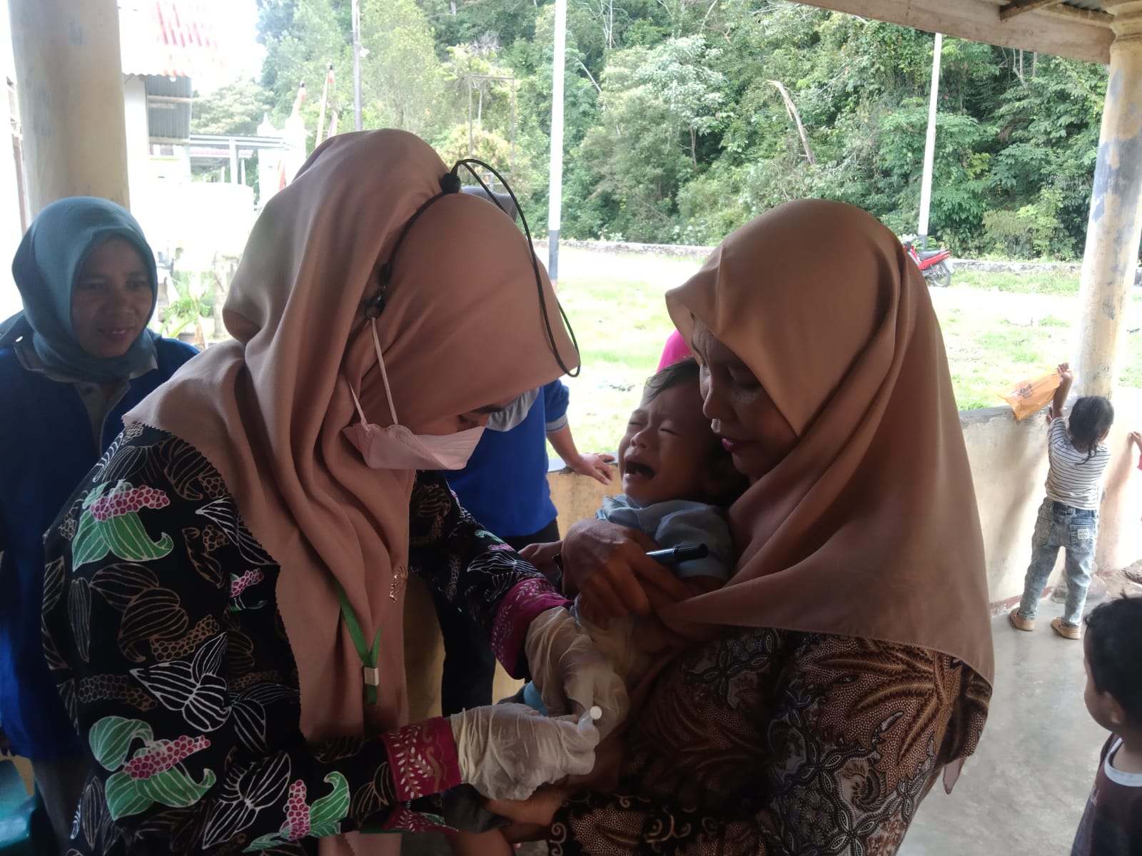 Puskesmas Tarusan, Cakupan  pelaksanaan Crash Program Polio hati keempat, 9 Maret 2023